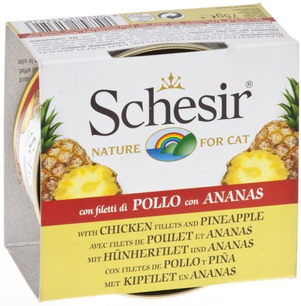 Schesir chat poulet et ananas 85g