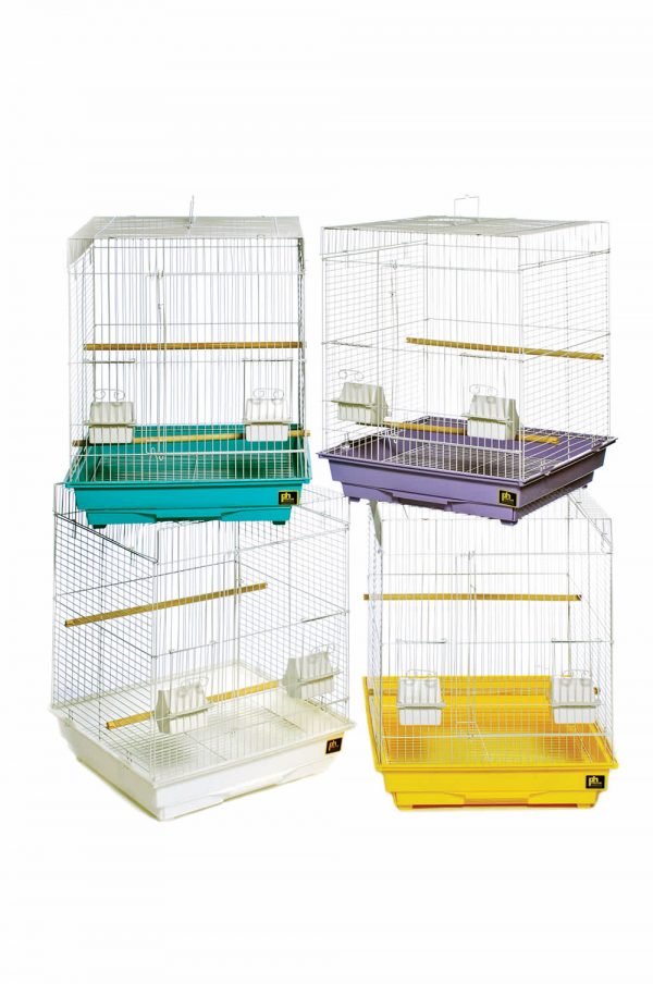 cage a oiseaux jaune