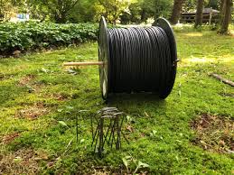cable isole sous terrain pour cloture electrique 50 pied