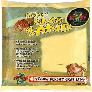 sable pour hermit et crabes ,jaune,2.2lbs